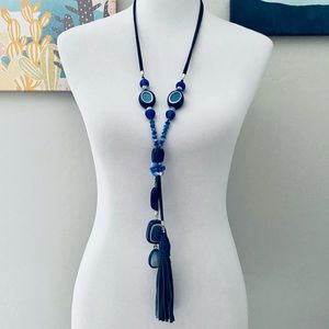 Beaded/ Leather Necklace
